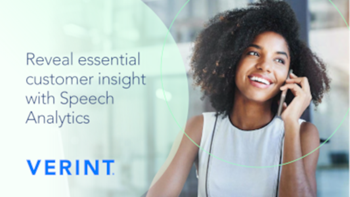 Verint Reveal Essential Customer Insight with Speech Analytics