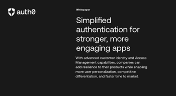 Auth0-Simplified authentication for stronger, more engaging apps