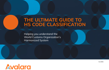 Avalara - Ultimate Guide To HS Code Classification