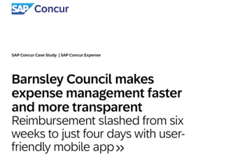 SAP CONCUR - Barnsley’s Expense Transformation