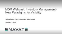 enavate - Inventory Management: New Paradigms for Visibility