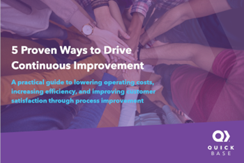 QuickBase 5 Proven Ways to Drive Continuous Improvement 