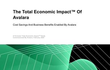 Avalara -The ROI of Avalara: Total Economic Impact for enterprises