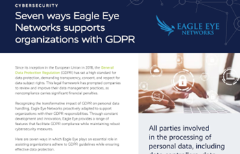 7 Ways Eagle Eye Networks supports organisations with GDPR