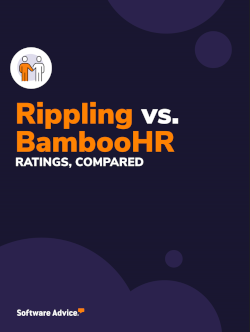 Software Advice Rippling vs. BambooHR Ratings Compared