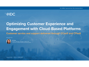 TATA COMMS Optimizing Customer Experience and Engagement with Cloud-Based Platforms