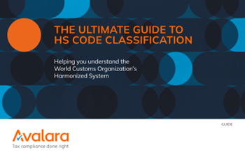 Avalara - The ultimate guide to HS code classification	