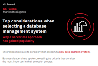 DataStax Top considerations when selecting a database management system