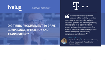 Ivalua - Deutsche Telekom: Digitizing Procurement to Drive Compliance, Efficiency, and Transparency