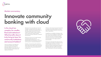 Finastra Innovate Community Banking with Cloud