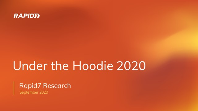 Under the Hoodie 2020: This One Time on a Pen Test