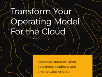 Cloudreach Transform your Operating Model for the Cloud