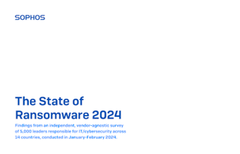 Sophos - The State of Ransomware 2024