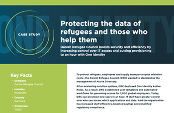oneidentity-Protecting the Data of Refugees and Those Who Help Them