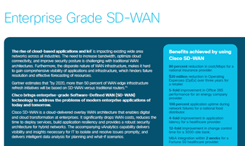 Cisco Solution Overview: Enterprise Grade SD-WAN