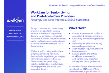 WorkJam Senior Living and Post-Acute Care Providers