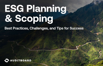 Auditboard ESG Planning and Scoping