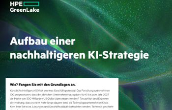 HPE-Aufbau einer nachhaltigeren KI-Strategie