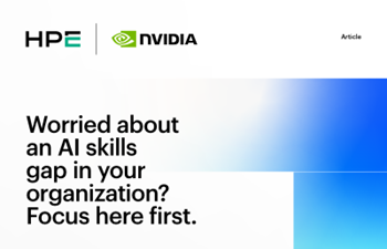 HPE - Worried about an AI skills gap in your organisation? Focus here first.