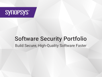 Synopsys - Software Security Portfolio