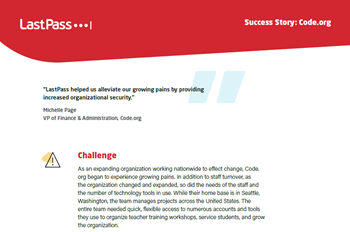 Code.org, LastPass Case Study
