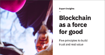 Blockchain as a Force for Good