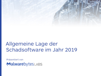 Malwarebytes Allgemeine Lage der Schadsoftware im Jahr 2019