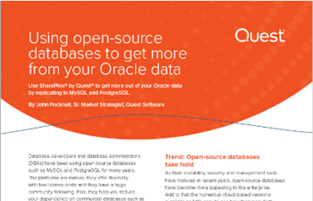 Using Open-Source Databases to Get More From Your Oracle Data