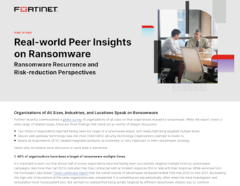 Fortinet-Real-world-Peer-Insights-on-Ransomware