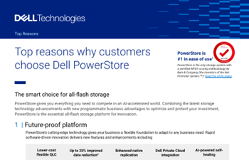 Dell Technologies - Warum Kunden sich für PowerStore entscheiden
