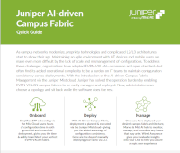 Juniper Networks - Juniper AI-Driven Campus Fabric