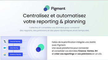 Pigment Collectez et consolidez vos données pour concevoir  des rapports, des prévisions et des plan