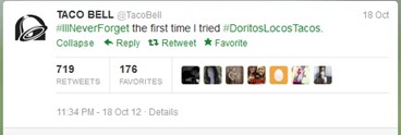 Taco Bell Tweet Screenshot