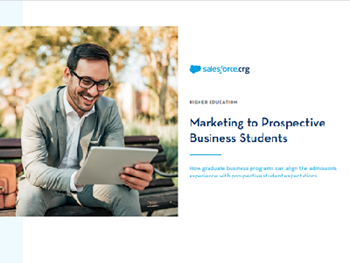 Salesforce.org Marketing to Prospective Business Students