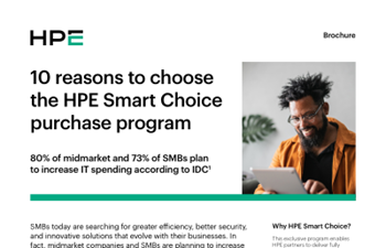 HPE - 10 reasons to choose the HPE Smart Choice purchase program