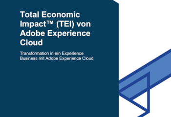 Adobe Total Economic Impact™ (TEI) von Adobe Experience Cloud