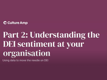 Culture Amp Understanding the Diversity, Equity and Inclusion Sentiment at Your Organisation