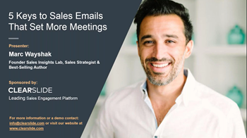ClearSlide Keys to Sales Emails that Set More Meetings