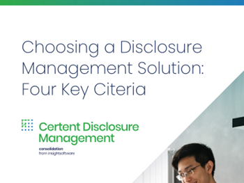Insightsoftware Choosing a Disclosure Management Solution
