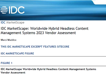 Sitecore Worldwide Hybrid Headless Content Management Systems 2023 Vendor Assessment