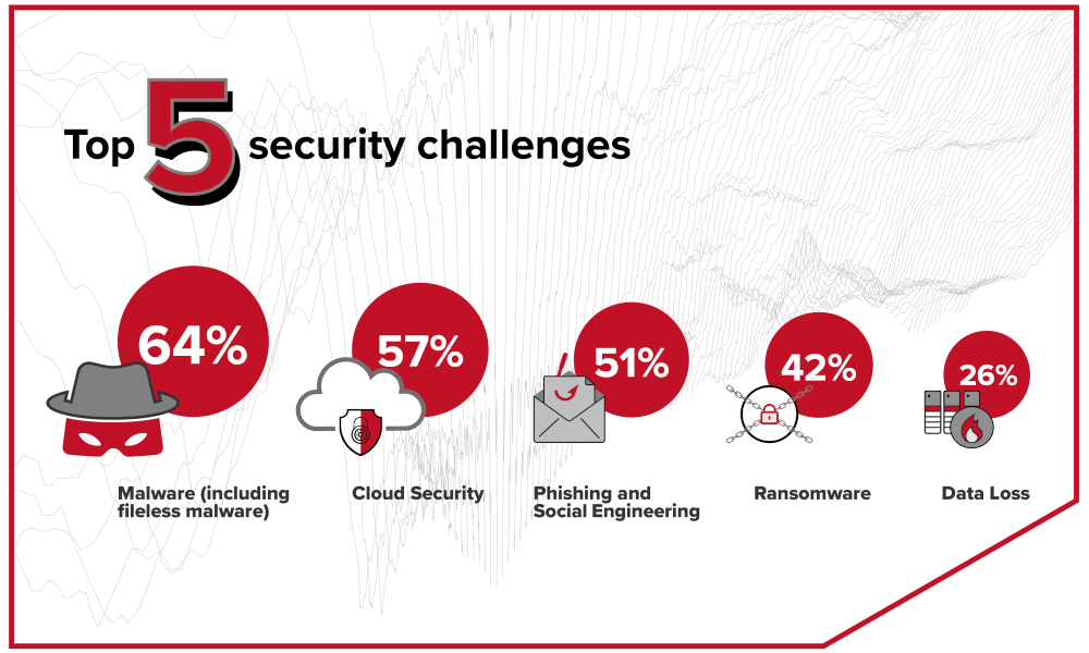 IT professionals ranks their top 5 cybersecurity challenges