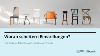Personio Woran scheitern Einstellungen? [Bitkom Research Studie]
