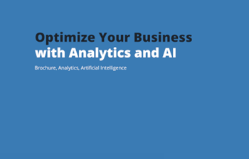 Optimise Your Business with Analytics and AI Brochure