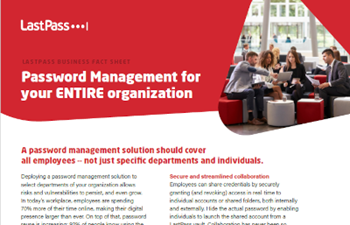 Password Management For Your ENTIRE Organization