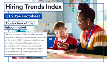 Totaljobs - Hiring Trends Index: Q1 2024 Factsheet