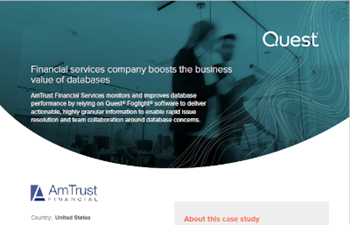 Financial Services Company Boosts the Business Value of Databases