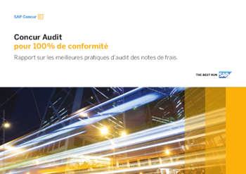 SAP Concur Concur Audit pour 100% de conformité