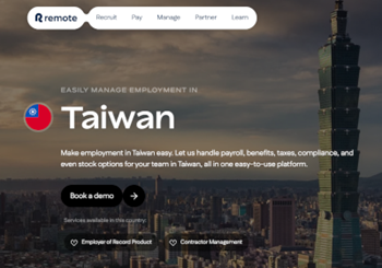 Remote - Employer of Record & Payroll Services in Taiwan