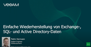 Wie einfach können Sie Ihre Daten wiederherstellen?