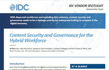 Content Security and Governance for the Hybrid Workforce